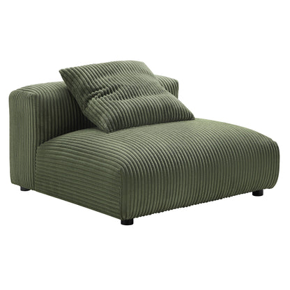 Modway 2 Piece Corduroy Modular Sofa and a Set