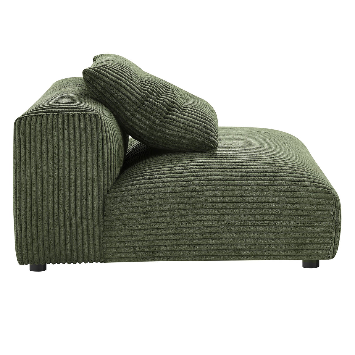 Modway 2 Piece Corduroy Modular Sofa and a Set
