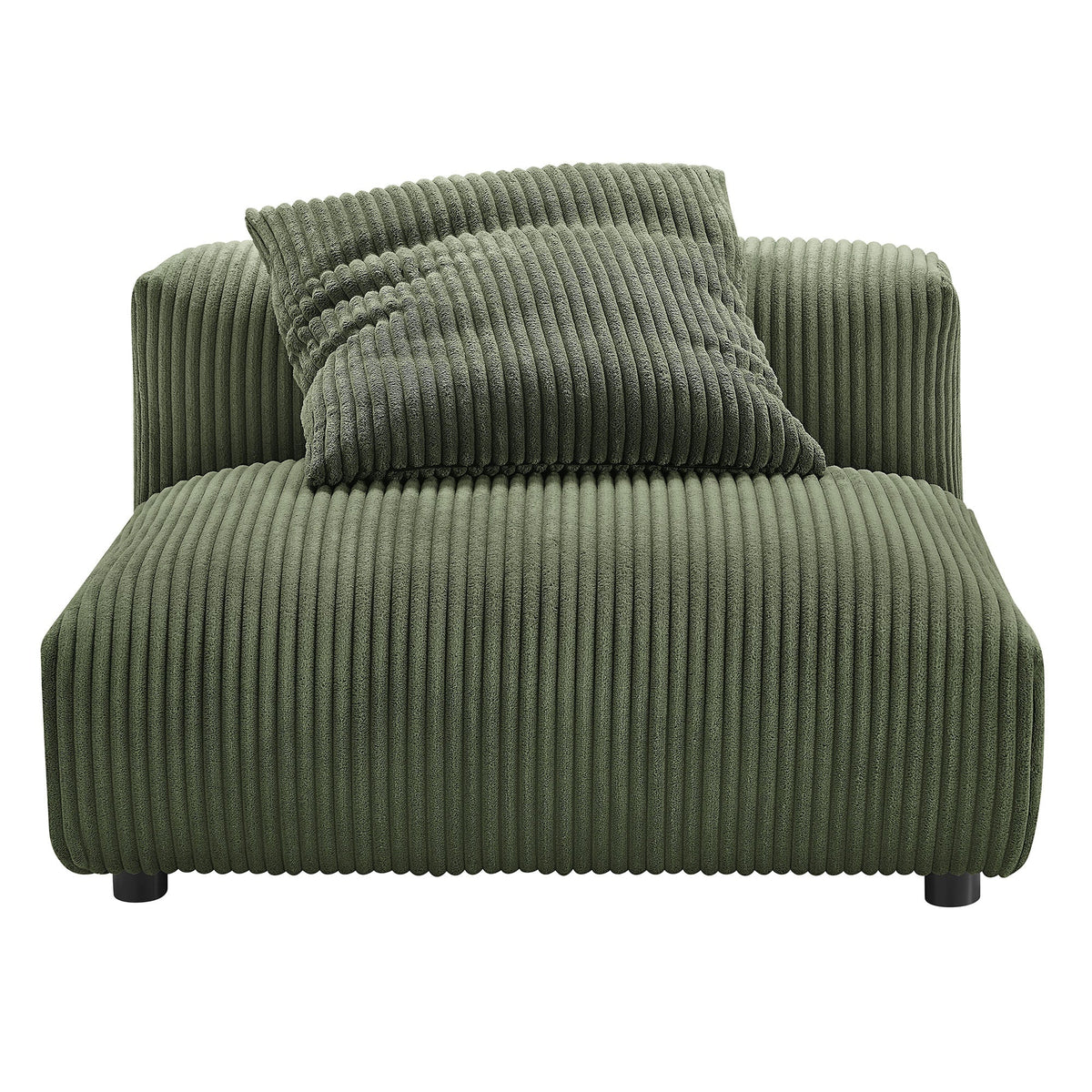 Modway Solace 3 Piece Modular Corduroy Sofa