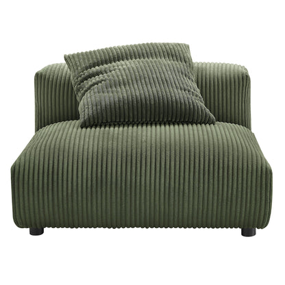 Modway Solace 3 Piece Modular Corduroy Sofa