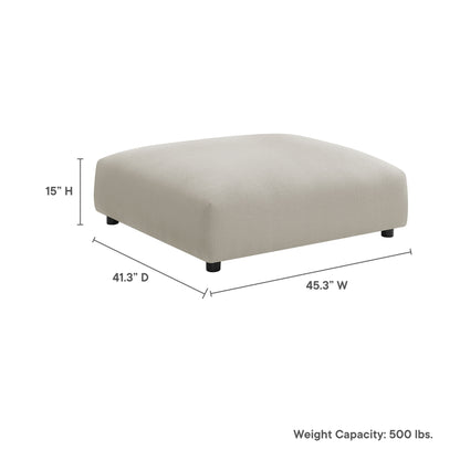 the Modway Solace Modular Upholstered Ottoman
