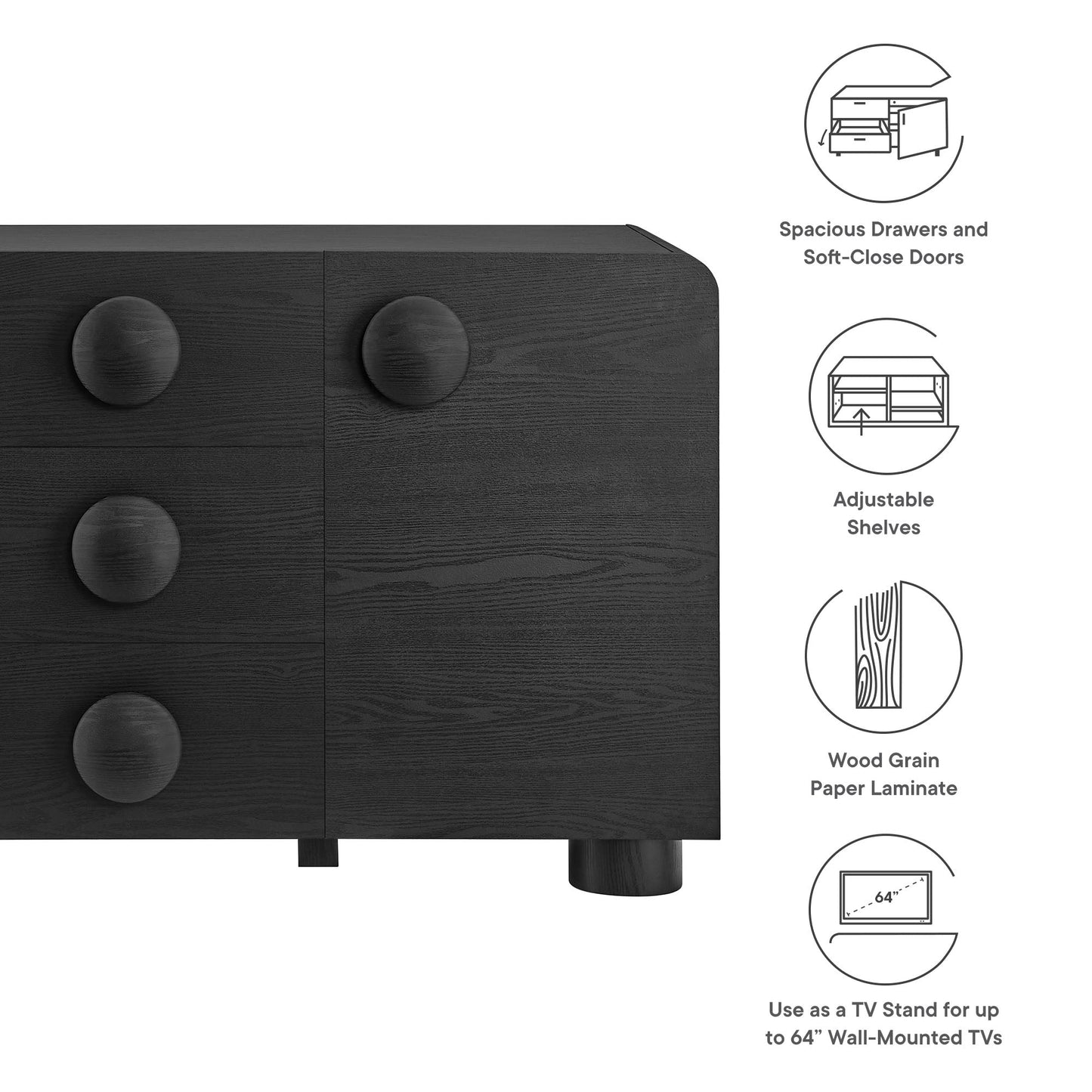 Modway Sonnet Sideboard and Storage Cabinet