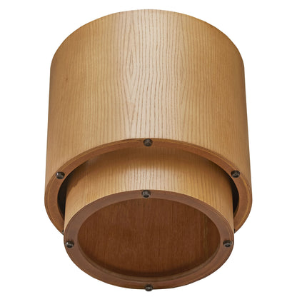 Amani Round Nesting Coffee Tables set of 2 in light oak wood by Modway on Tampa Home & Garden Store