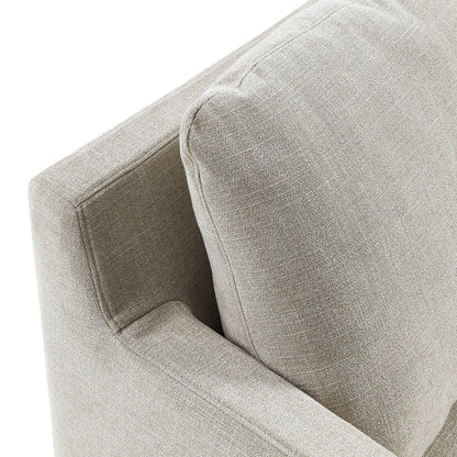 Serene Fabric Slipcovered Swivel Armchair beige textured fabric, accent chair by Modway on Tampa Home & Garden Store