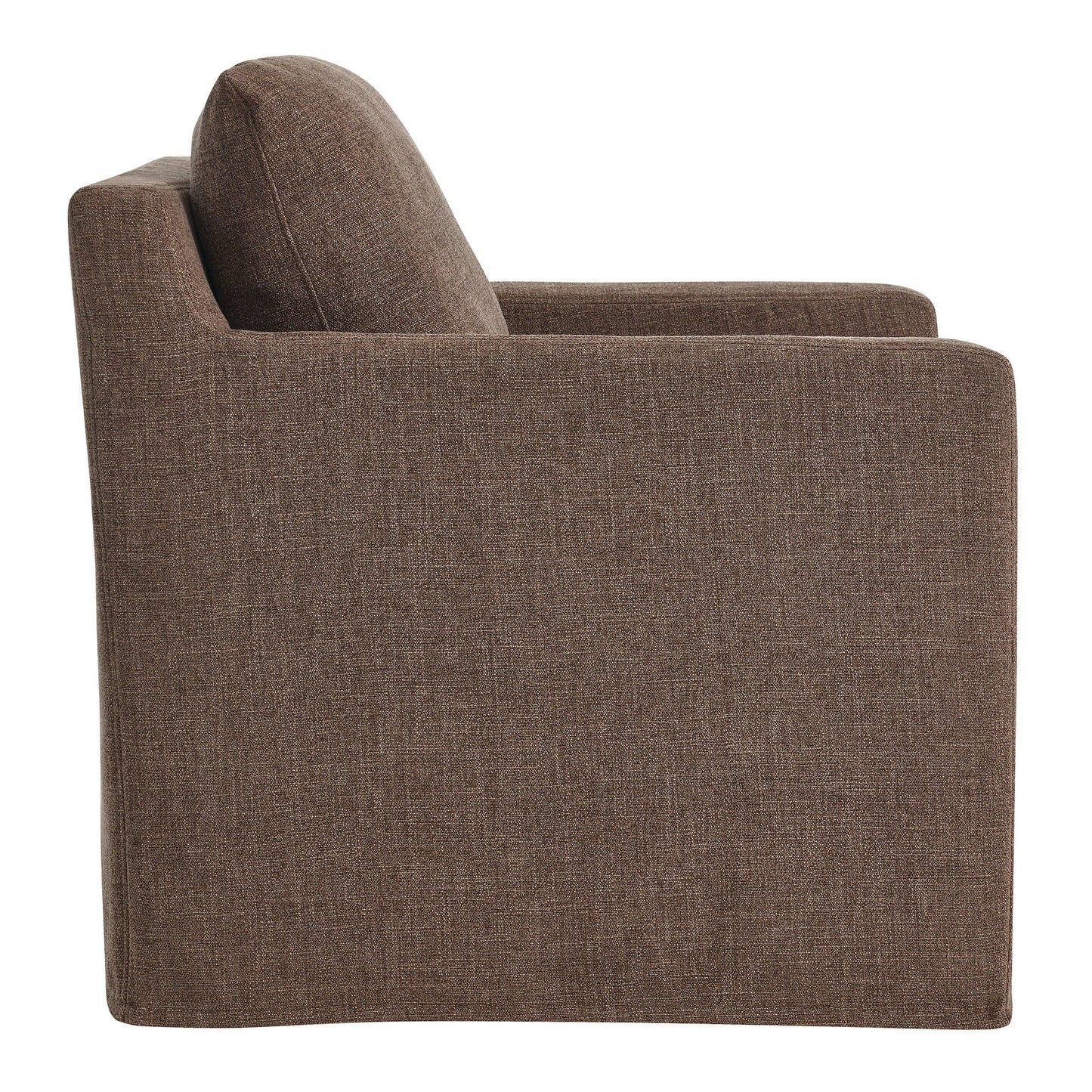 Serene Fabric Slipcovered Swivel Armchair in brown heather fabric by Modway (HouseOfZazla) on Tampa Home & Garden Store