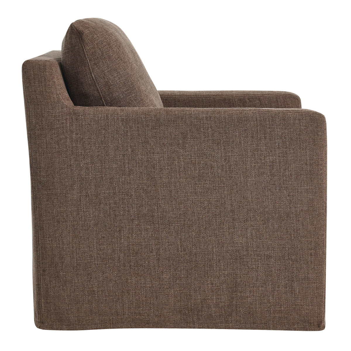 Serene Fabric Slipcovered Swivel Armchair in brown heather fabric by Modway (HouseOfZazla) on Tampa Home & Garden Store