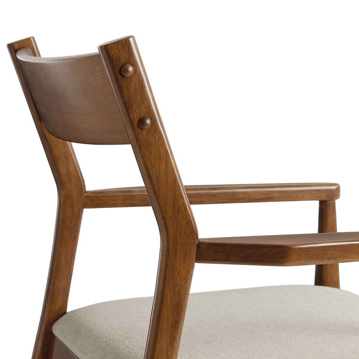 Solara fabric wood dining armchairs set of 2 with beige upholstery by Modway on Tampa Home & Garden Store