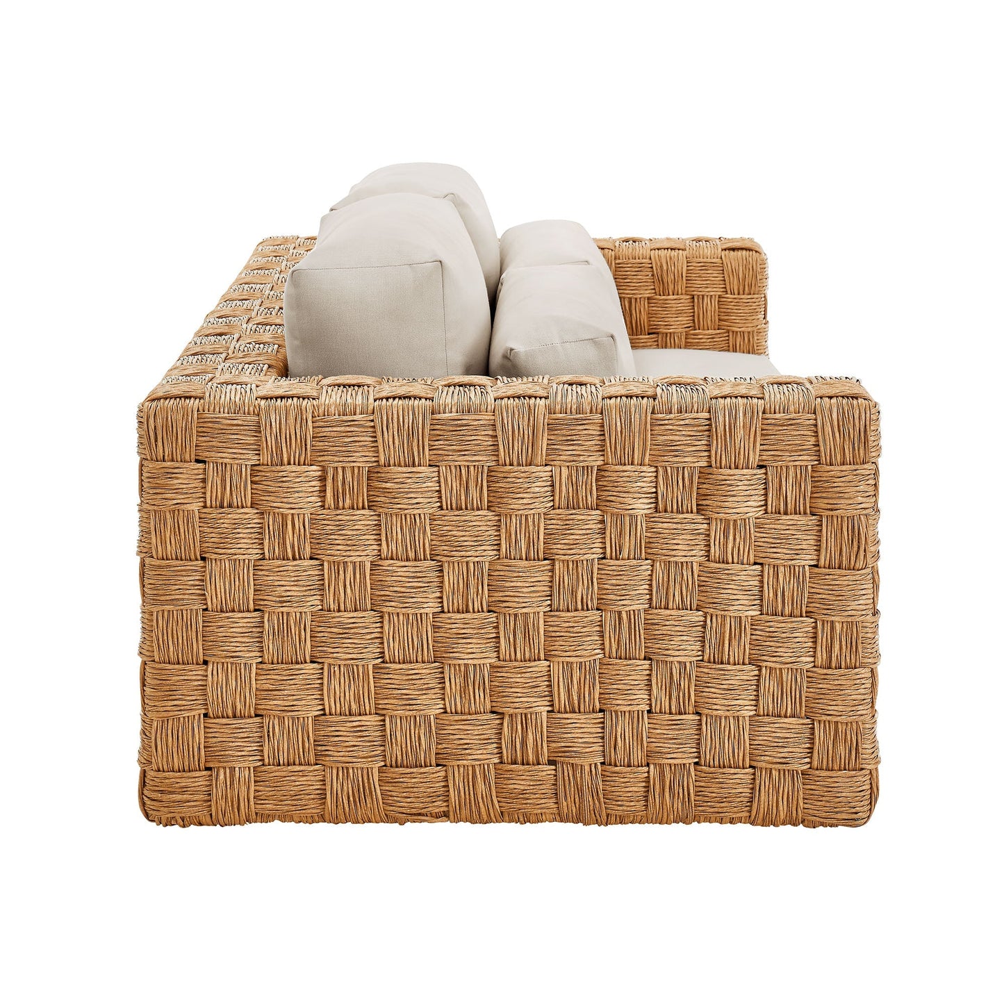 Thames Outdoor Patio Wicker Loveseat Set