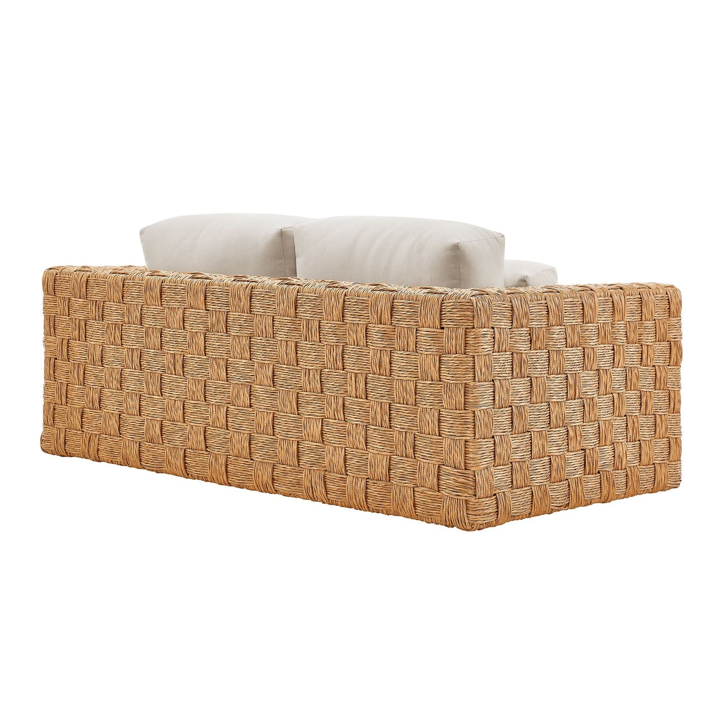 Thames Outdoor Patio Wicker Loveseat Set