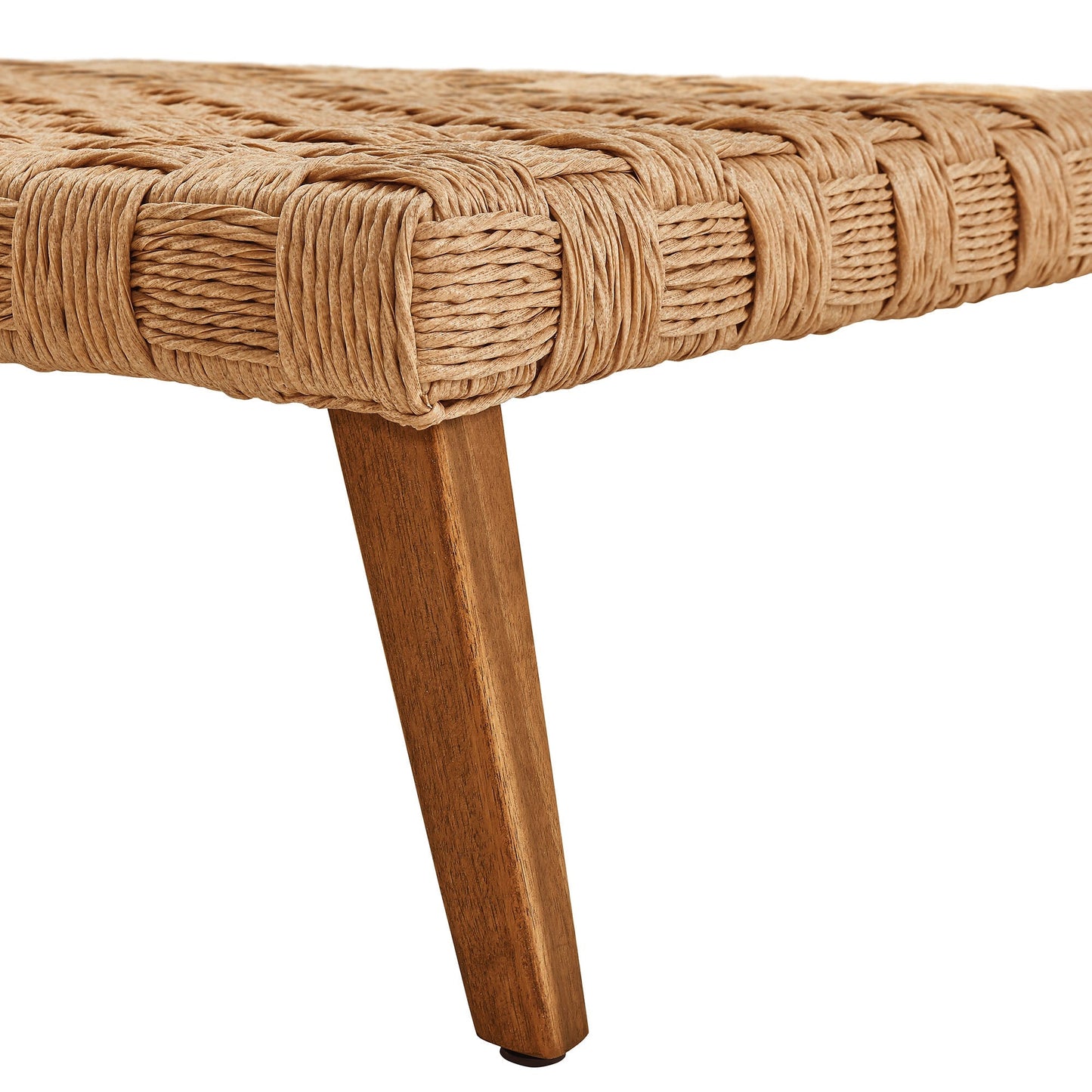Thames Outdoor Wicker Patio Coffee Table for Deck