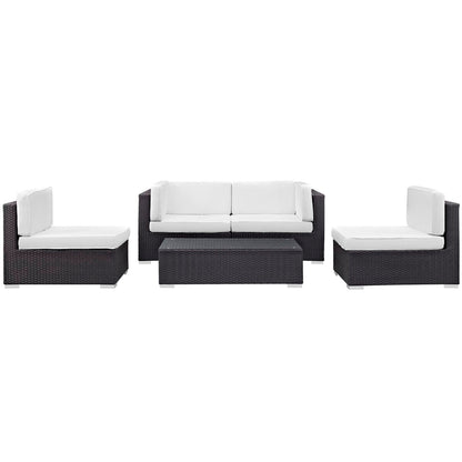 Camfora 5-Piece Outdoor Patio Sectional Set