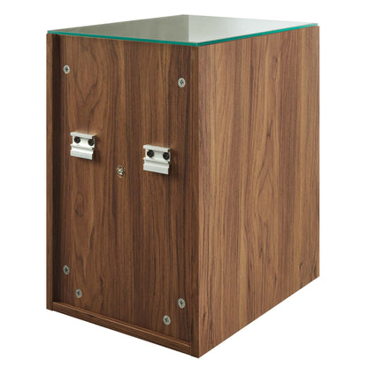 Render 62in wall-mount double sink vanity, wood cabinet with glass top, HouseOfZazla on Tampa Home & Garden Store