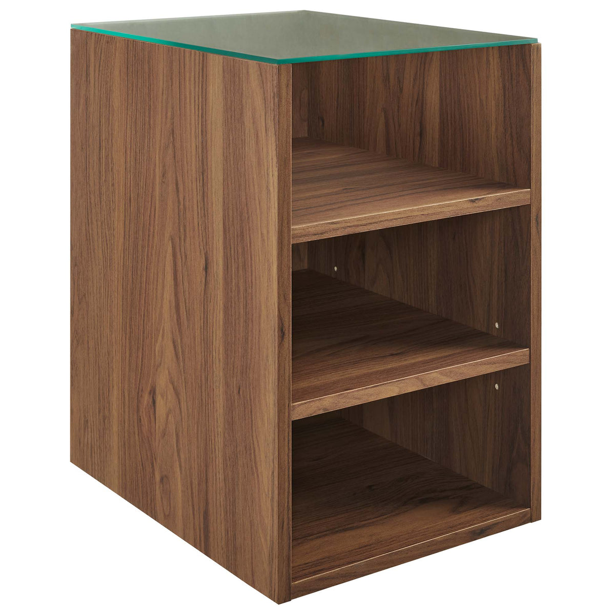 Render 62in wall-mount double sink bathroom vanity walnut wood with glass top by HouseOfZazla on Tampa Home & Garden Store