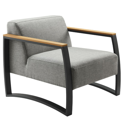 Sauve Outdoor Patio Aluminum Armchair by Modway