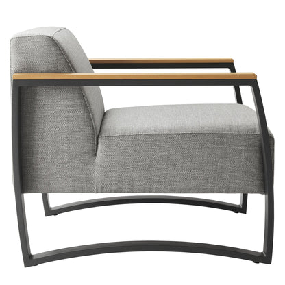 Sauve Outdoor Patio Aluminum Armchair by Modway