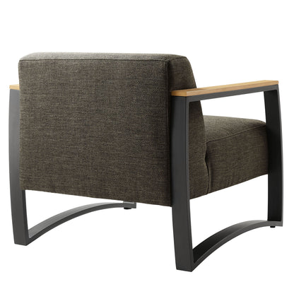 Sauve Outdoor Patio Aluminum Armchair by Modway