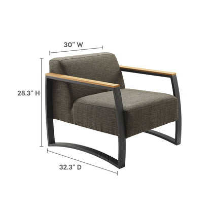 Sauve Outdoor Patio Aluminum Armchair by Modway