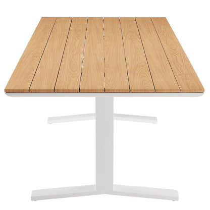 Modway Aeris Nine Piece And Aluminum Dining Set