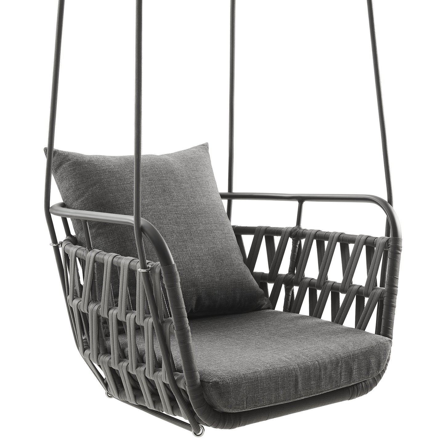 Outdoor and Woven Aluminum Patio Swing Chair