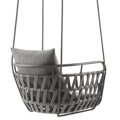 Outdoor and Woven Aluminum Patio Swing Chair