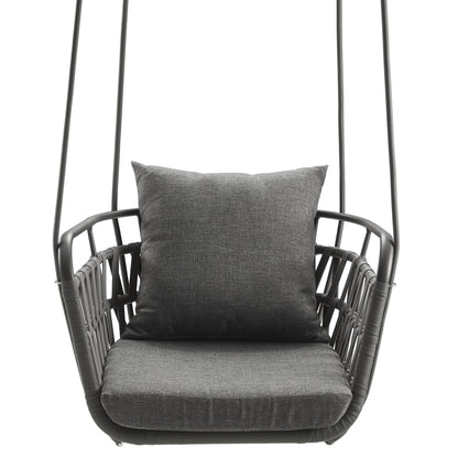 Outdoor and Woven Aluminum Patio Swing Chair