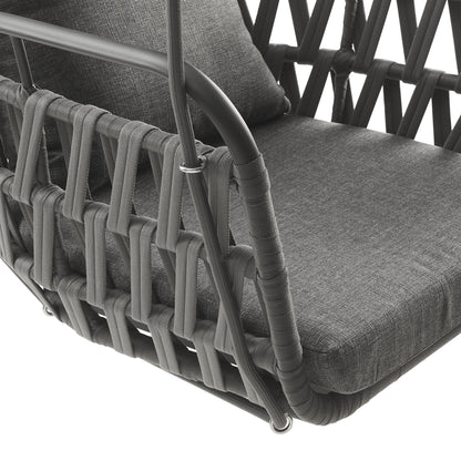 Outdoor and Woven Aluminum Patio Swing Chair