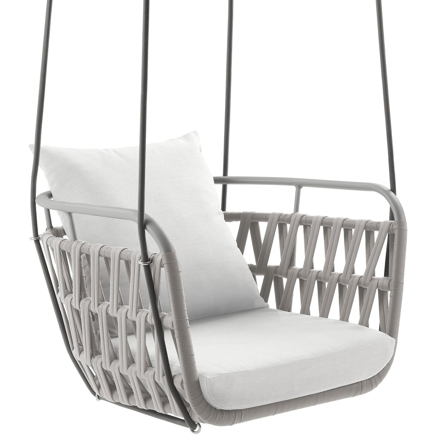 Outdoor and Woven Aluminum Patio Swing Chair