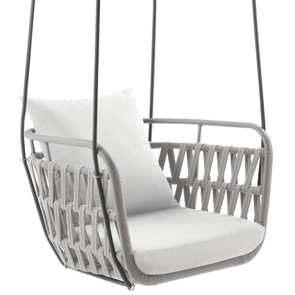 Outdoor and Woven Aluminum Patio Swing Chair