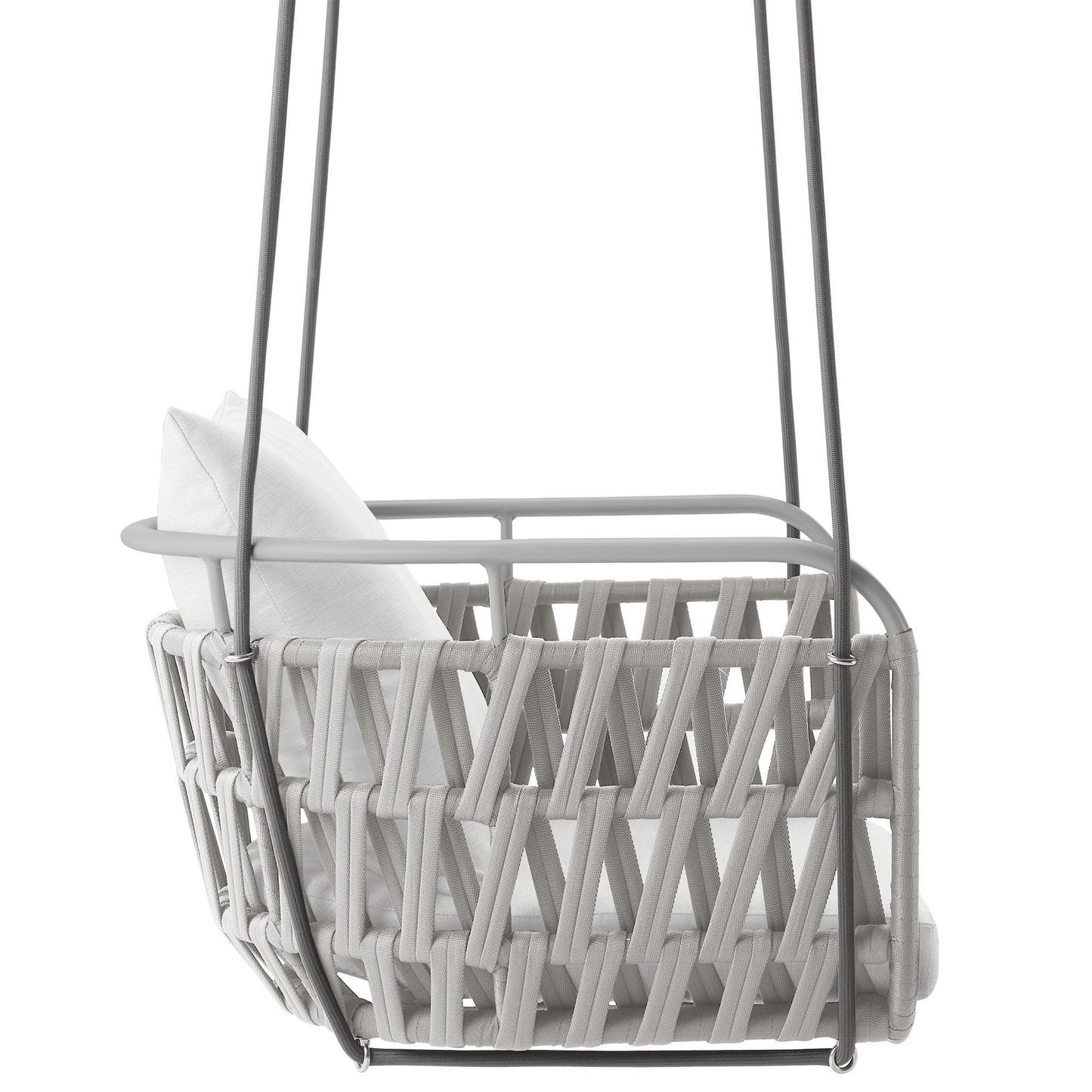 Outdoor and Woven Aluminum Patio Swing Chair