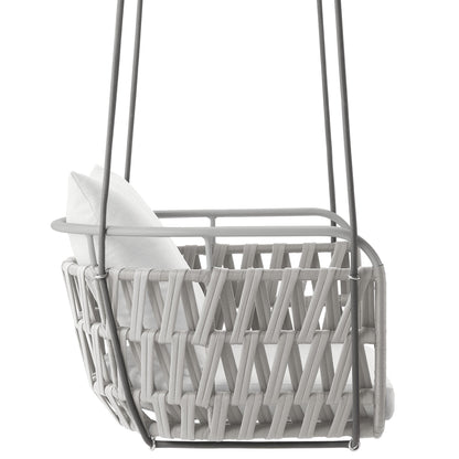 Outdoor and Woven Aluminum Patio Swing Chair