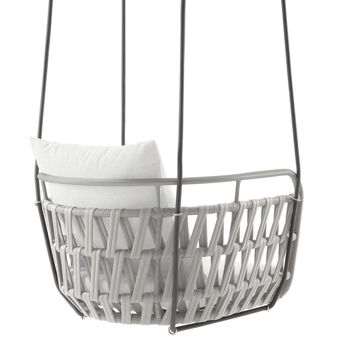 Outdoor and Woven Aluminum Patio Swing Chair