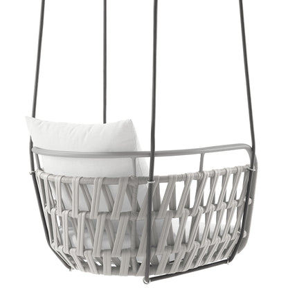 Outdoor and Woven Aluminum Patio Swing Chair