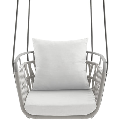Outdoor and Woven Aluminum Patio Swing Chair