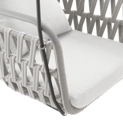 Outdoor and Woven Aluminum Patio Swing Chair