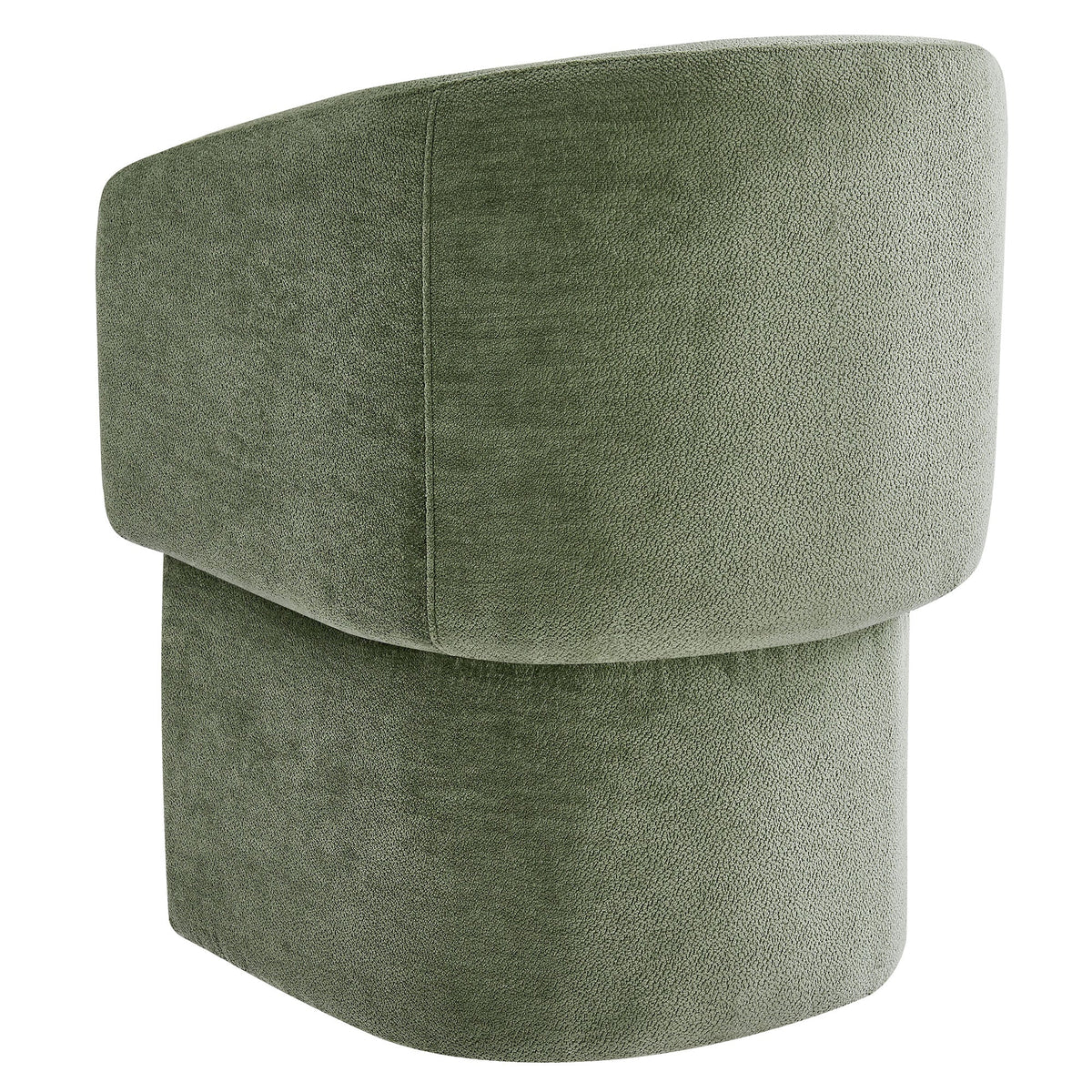 Verity Barrel Back Chenille Dining Armchair olive green upholstery by HouseOfZazla on Tampa Home & Garden Store