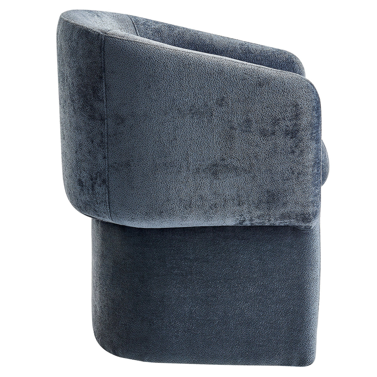 Verity Barrel Back Chenille Dining Armchair blue chenille upholstery by HouseOfZazla on Tampa Home & Garden Store