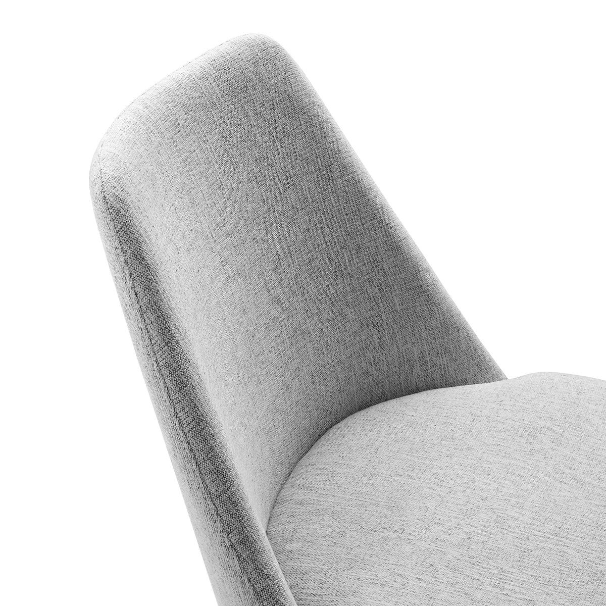 Lippa Swivel Dining Upholstered Side Chair gray textured fabric by HouseOfZazla on Tampa Home & Garden Store