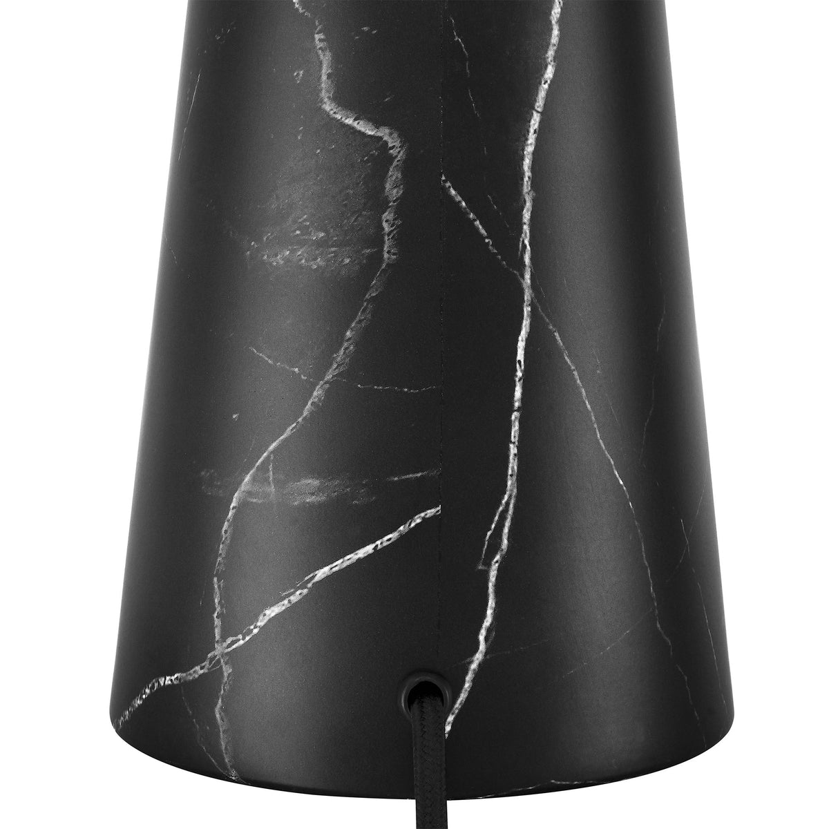 Nera Marble Table Lamp by Modway, black marble base with white veining on Tampa Home & Garden Store