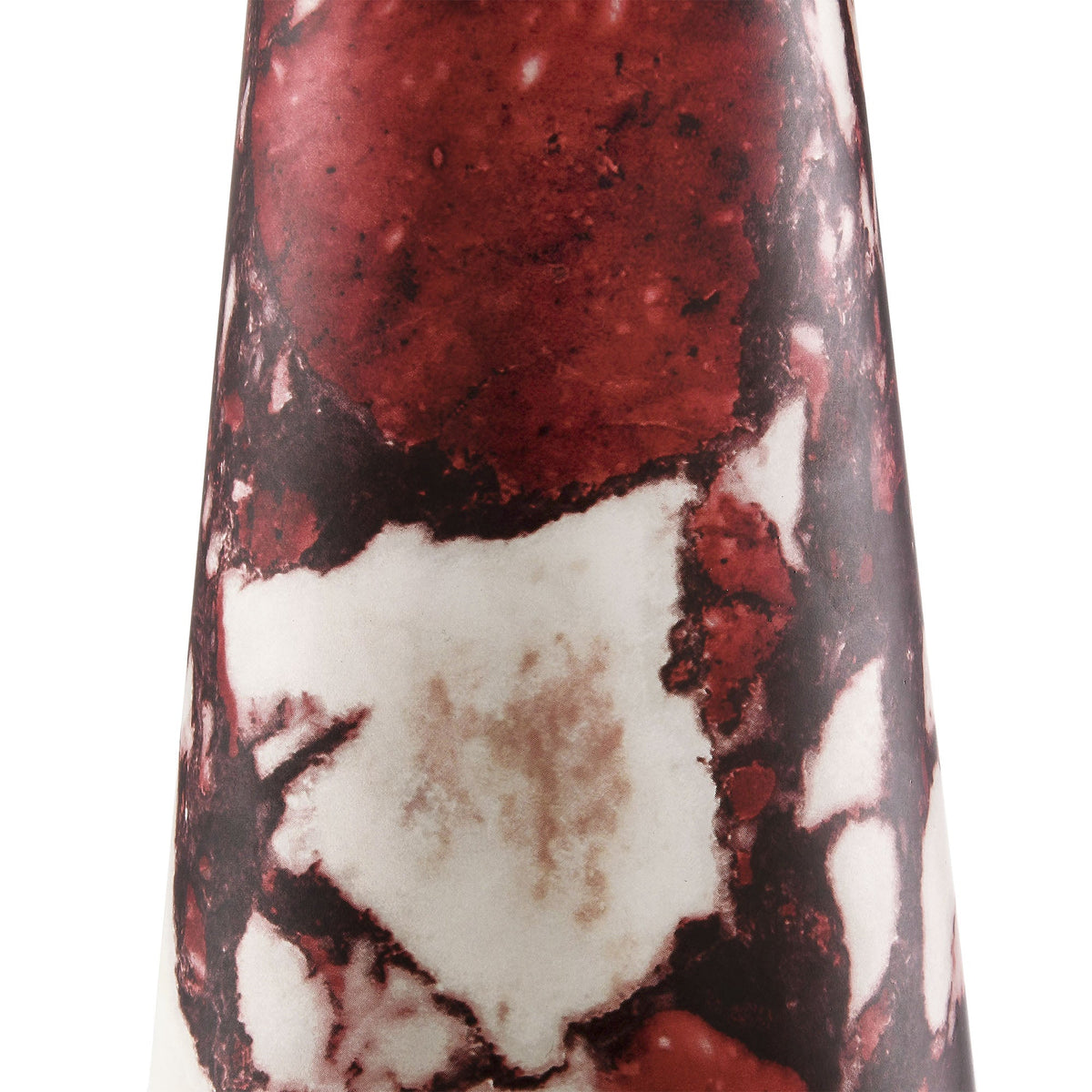 Nera Marble Table Lamp by Modway; red and white marbled finish on Tampa Home & Garden Store