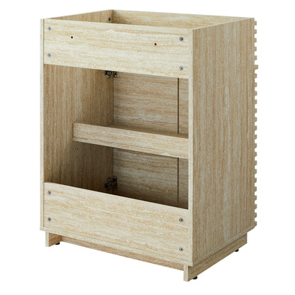 Render 24 Inch Faux Travertine Bathroom Vanity