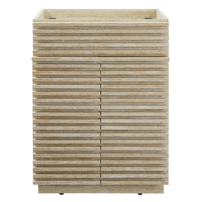 Render 24 Inch Faux Travertine Bathroom Vanity