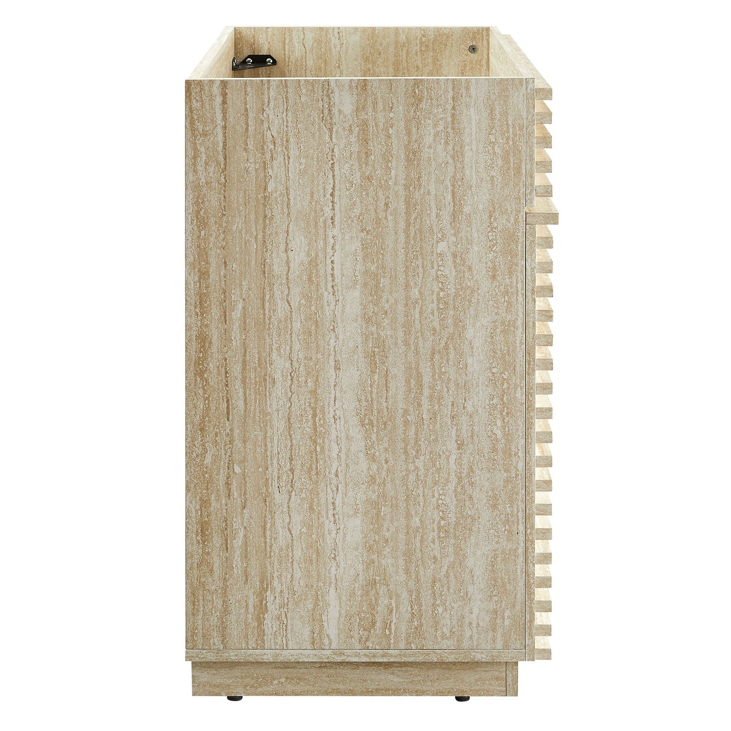 Bathroom vanity cabinet 30in faux travertine beige veneer by HouseOfZazla on Tampa Home & Garden Store