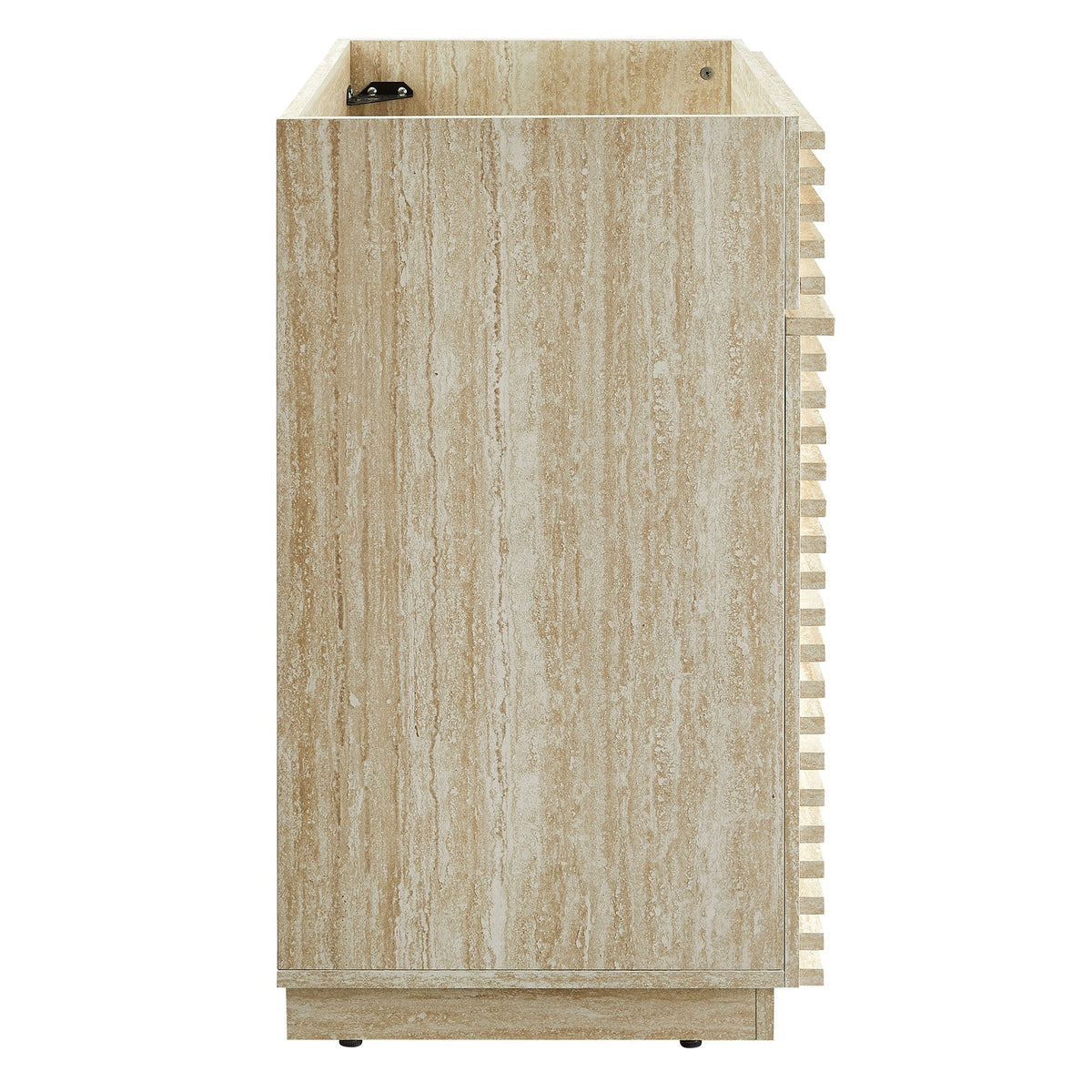Bathroom vanity cabinet 30in faux travertine beige veneer by HouseOfZazla on Tampa Home & Garden Store