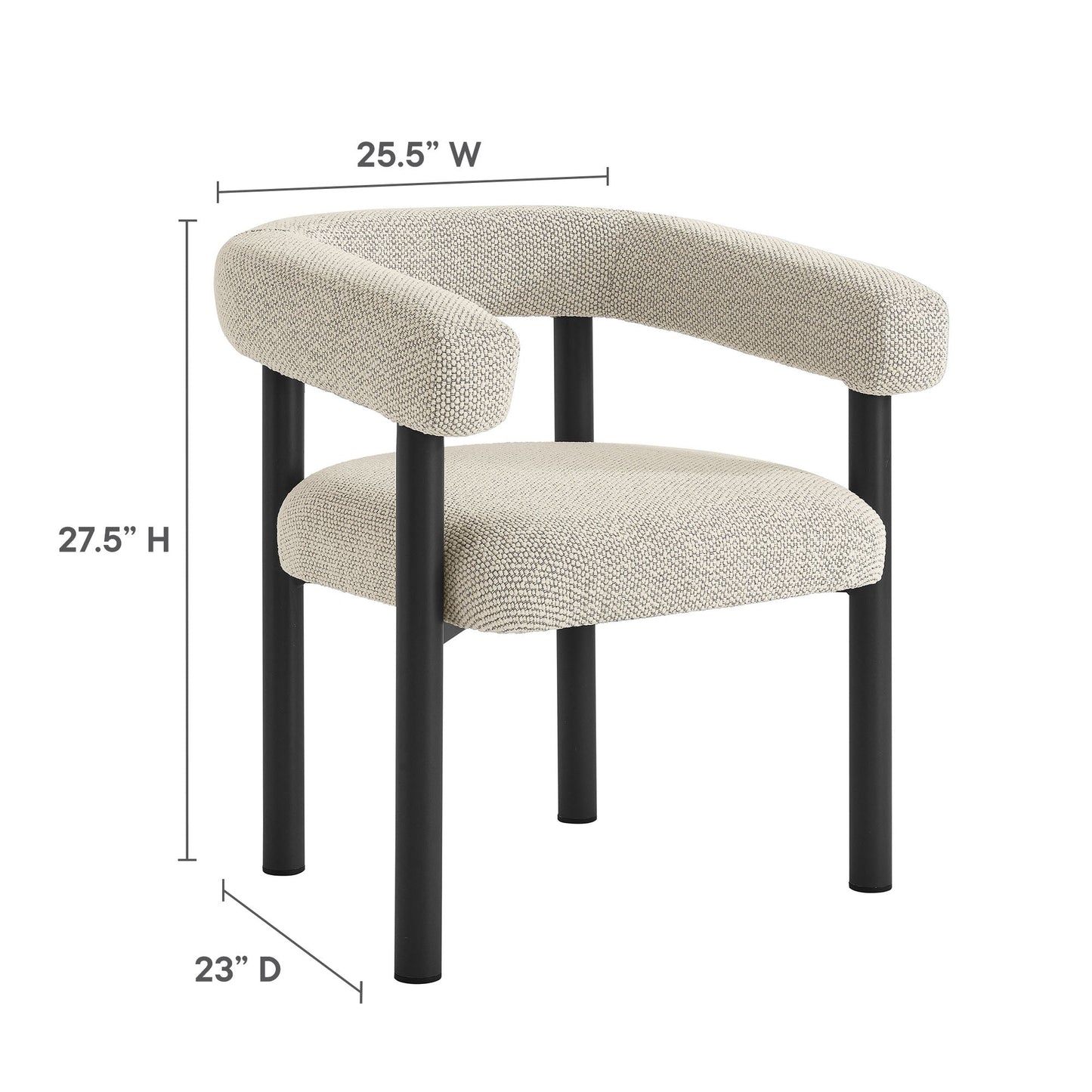 Nautica 5-Piece Round Table and Chairs Set