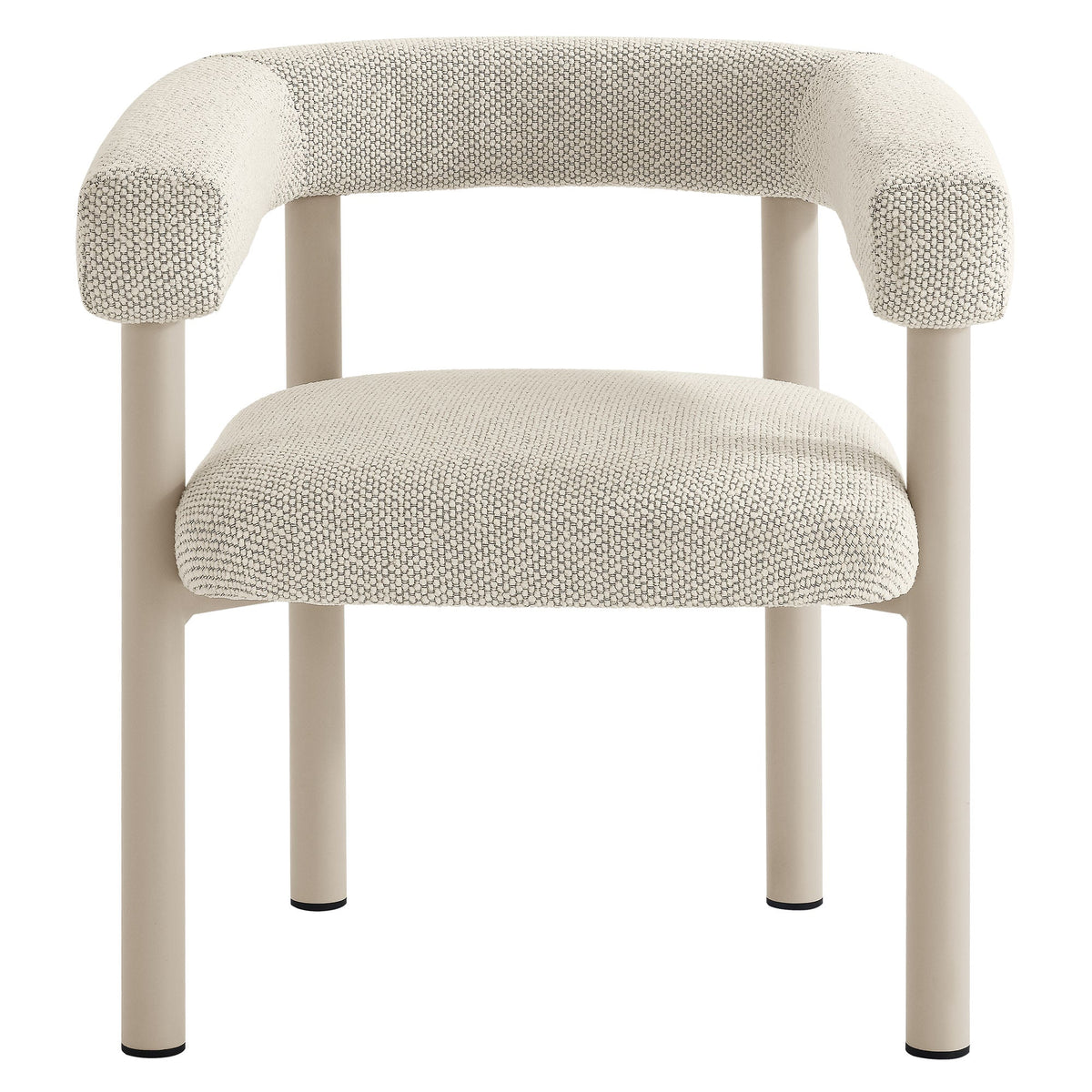 Nautica outdoor patio aluminum dining armchairs set of 2 with woven upholstery on Tampa Home & Garden Store