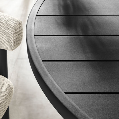 Nautica Outdoor Round Aluminum Dining Table
