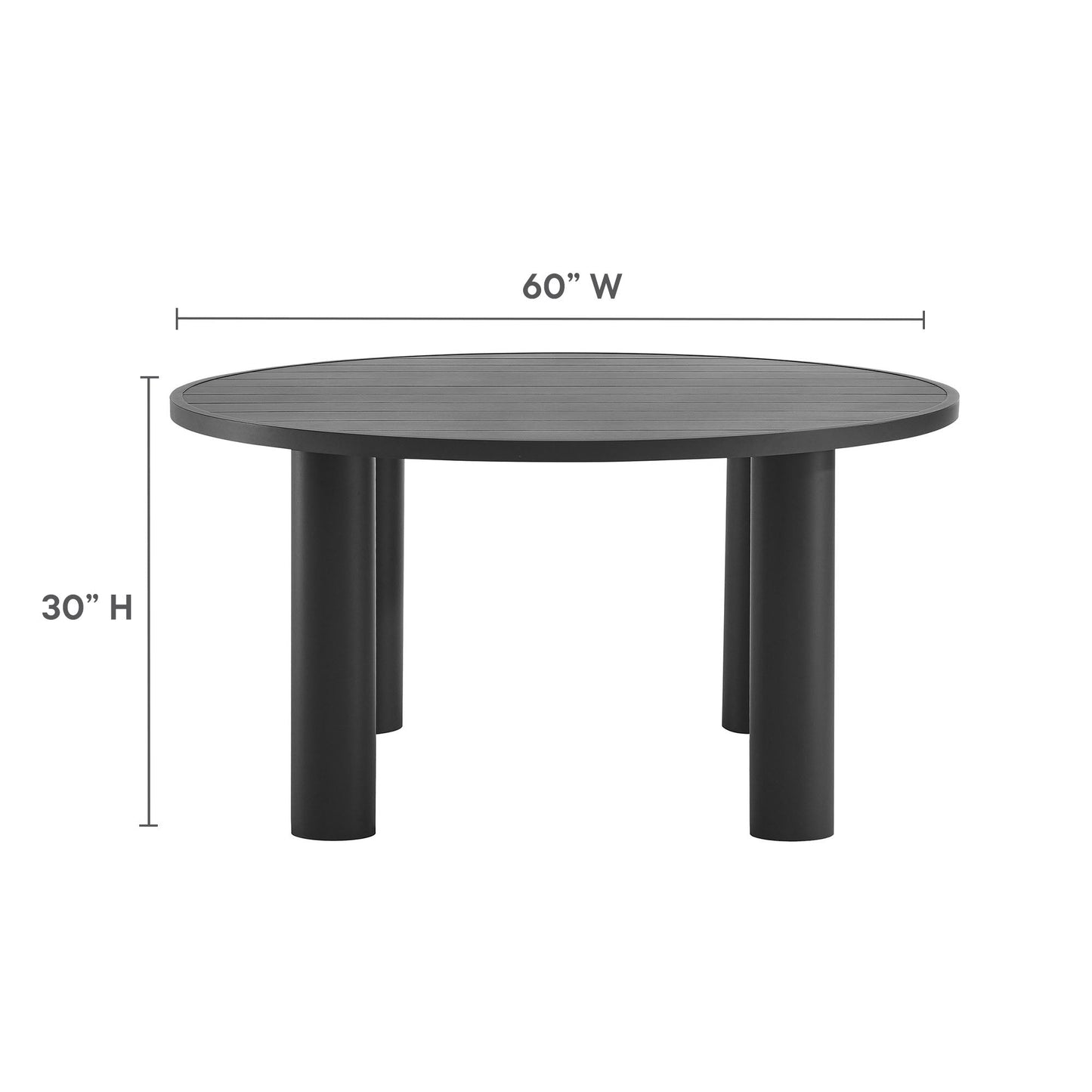 Nautica 5-Piece Round Table and Chairs Set