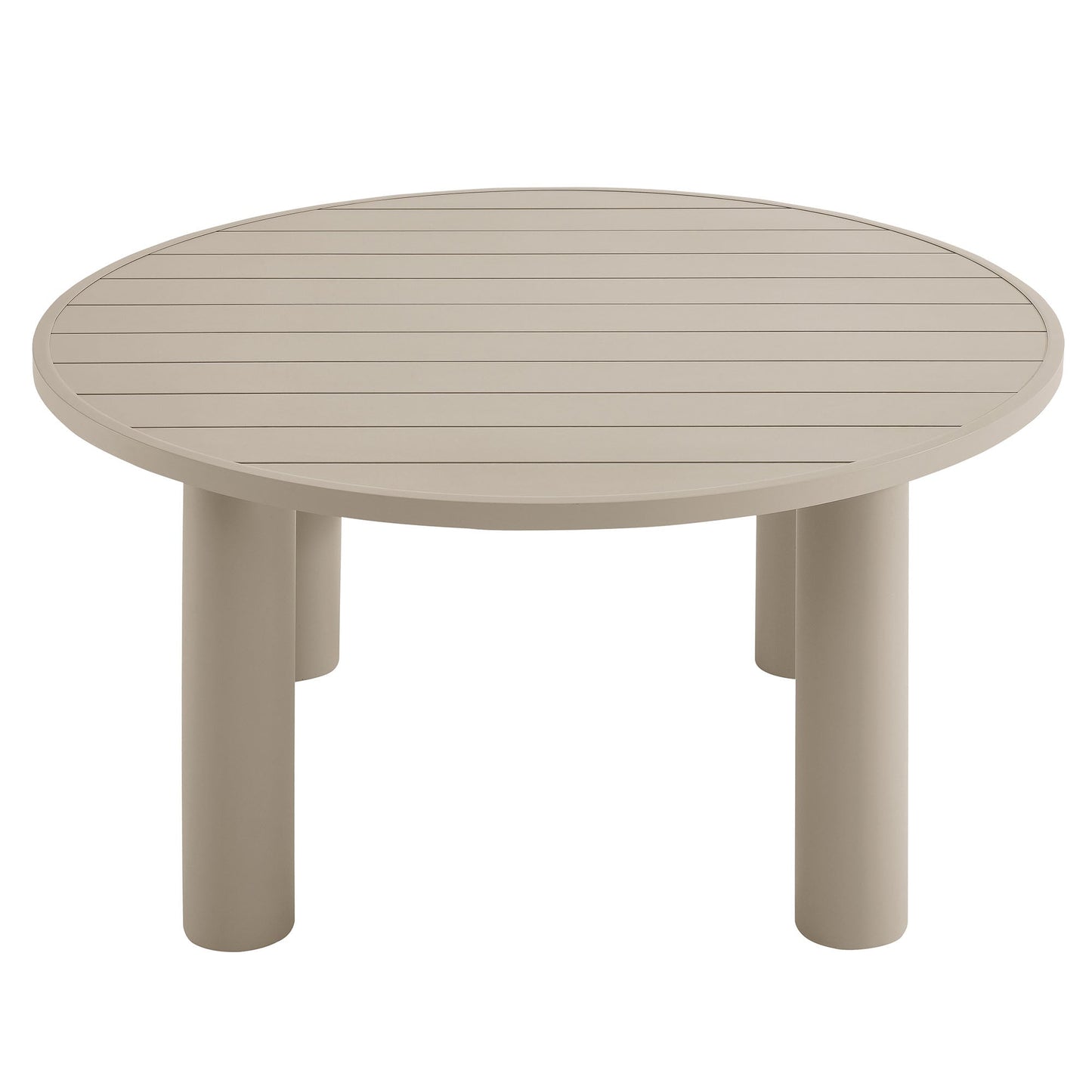 Nautica Outdoor Round Aluminum Dining Table