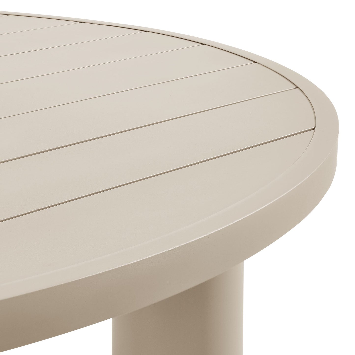 Nautica Outdoor Round Aluminum Dining Table