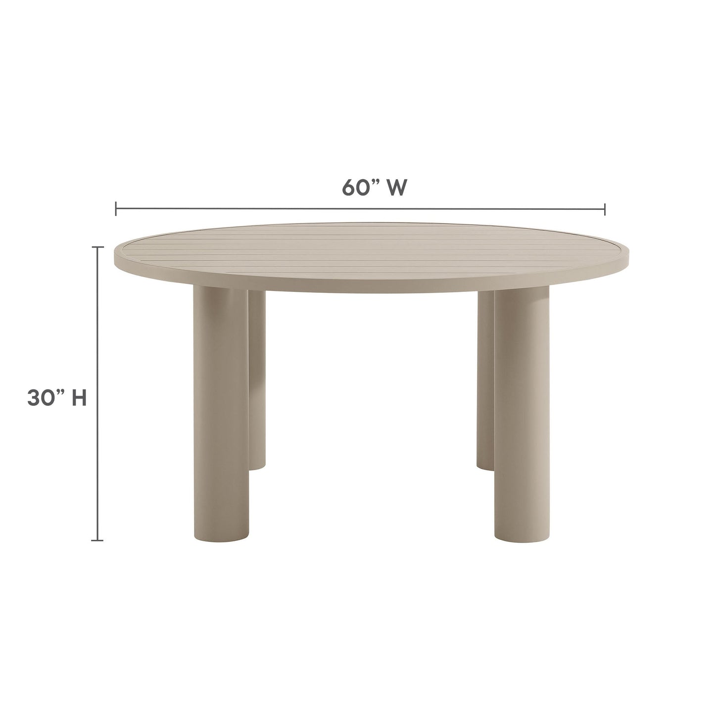 Nautica 5-Piece Round Table and Chairs Set